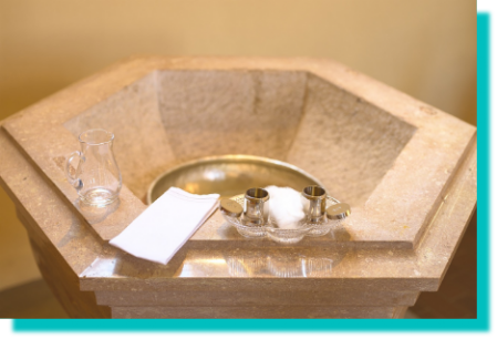 fonte battesimale / Taufbecken