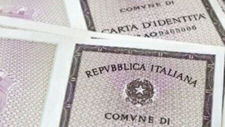 carta d'identità cartacea